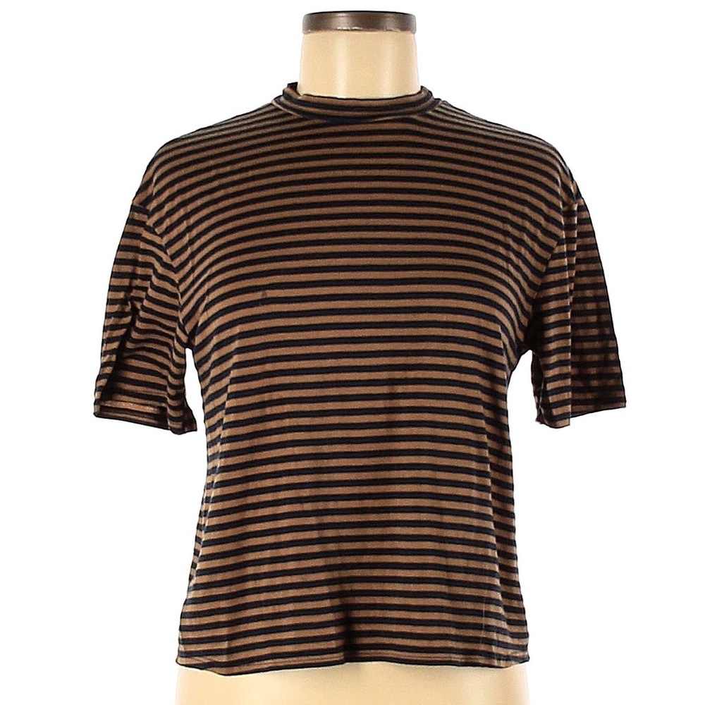 LAST CHANCE! ♻Silence and Noise Striped Mockneck